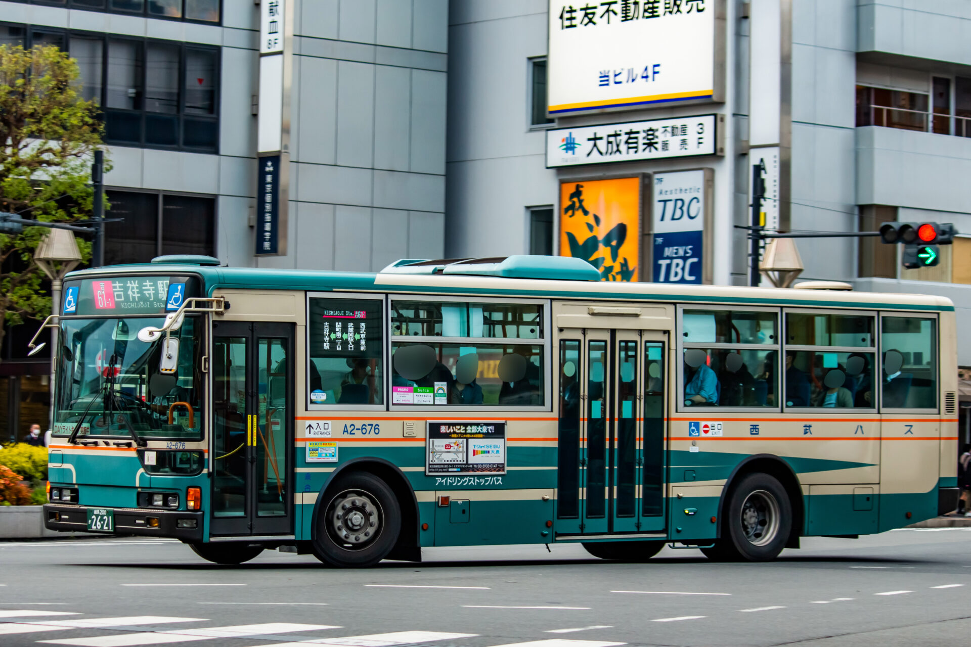あしべ☆です(*^^*) 西武バス 練馬200か2621(上石神井：A2-676) | わくわくバス