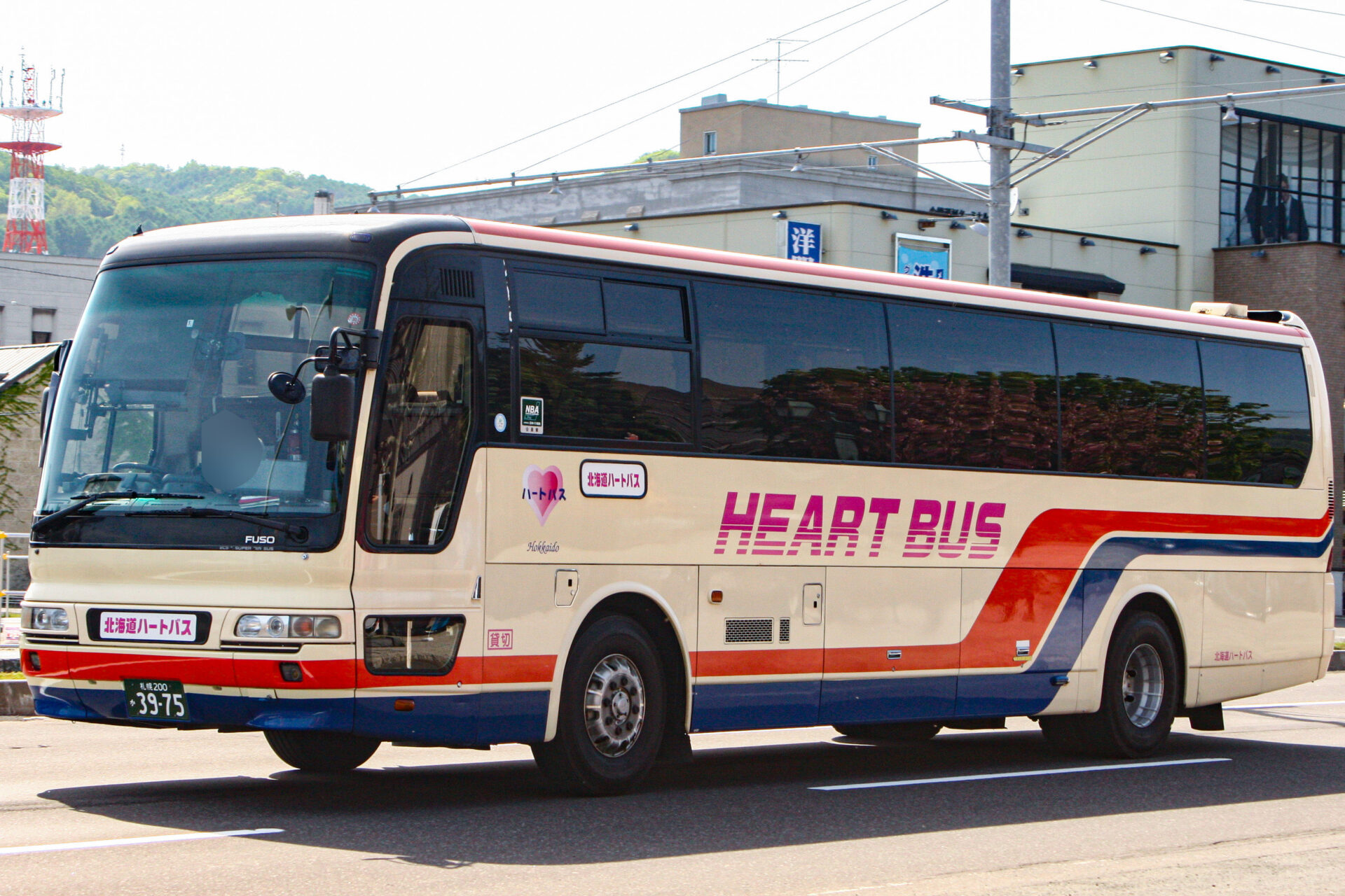 ハートバス　ブリキ他 北海道ハートバス 札幌200か3975 | わくわくバス